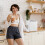 Countertop Ice Maker White 26 lbs/24h 9 cubes/6 min 7