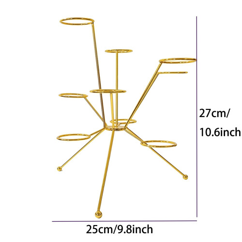 Fruit Bowl Metal Multi-Arm Stand 360 Rotating 2
