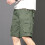 Herreshorts med flere lommer og elastisk midje 8
