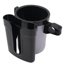 Universal cup holder with phone mount for stroller bike