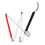 Foldable Walking Cane with Reflector Tape and Light 1