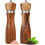 Wooden Salt and Pepper Grinder Set Oak 2-Pack 1