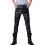 UTTOASFAY Men's Slim Fit Leather Pants 5