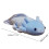 Almofada de pelúcia Axolotl azul, 45 cm (17,8 polegadas), macia e decorativa para casa. 2