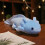 Almofada de pelúcia Axolotl azul, 45 cm (17,8 polegadas), macia e decorativa para casa. 5