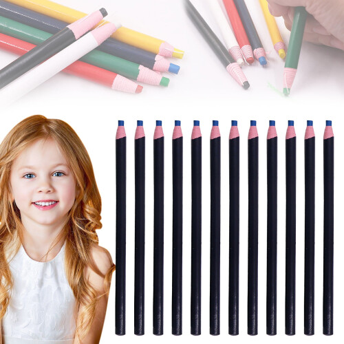 Wax Pencils for Glass Metal Plastic 12-Pack
