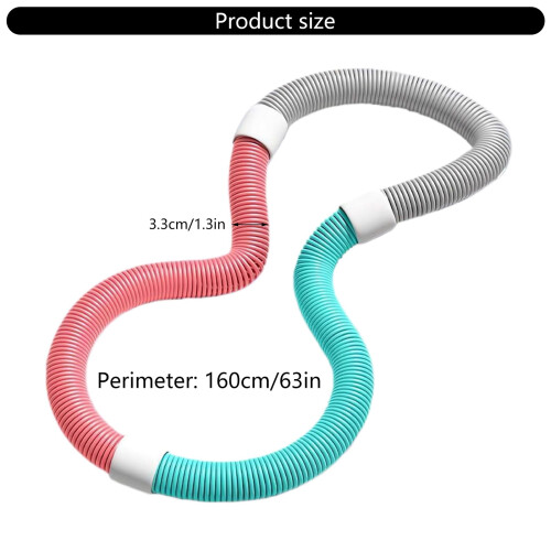Weighted Exercise Hoop Soft Spring Foldable 1.2kg 2