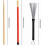 Maple Wood Drum Sticks Set with Brushes and Rods 1 Pair 2