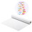 White drawing paper roll for kids crafts, 45 cm  5 m, 2 5
