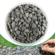 River Rocks Mexican Beach Pebbles Grey 2.4 lb 1 inch