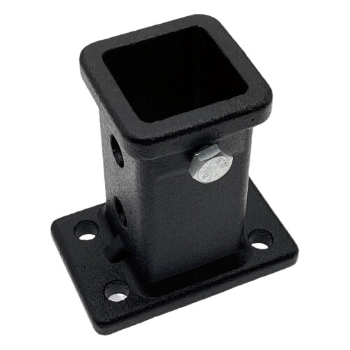 Adaptador de engate de reboque em aço fundido com receptor quadrado redutor 1