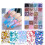 Strass de cristal para unhas, tamanhos variados, 10g 8