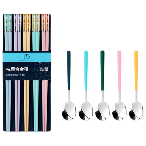 Reusable Plastic Chopsticks Set Dishwasher Safe 1 Pair