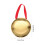Small handheld metal gong with mallet set 6