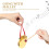 Small handheld metal gong with mallet set 5