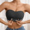 Women's Front-Closure Strapless Bra Black S 2