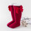 Toddler Knee-High and Mid-Calf Solid Socks Pack 4