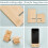 Ξύλινη Βάση Τηλεφώνου για Smartphones και Tablets Brown2Sets 4