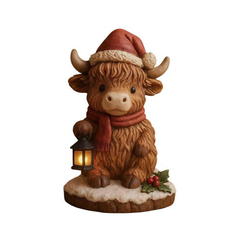 Highland Cow Night Light Figurine LED 5.9 inch 1