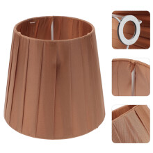 Abat-jour rond en tissu à motifs pour lampes de table (1 pièce)