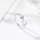 Anillo de amor y amistad para mujer, ajustable, con forma de corazón, 1 pieza. 5