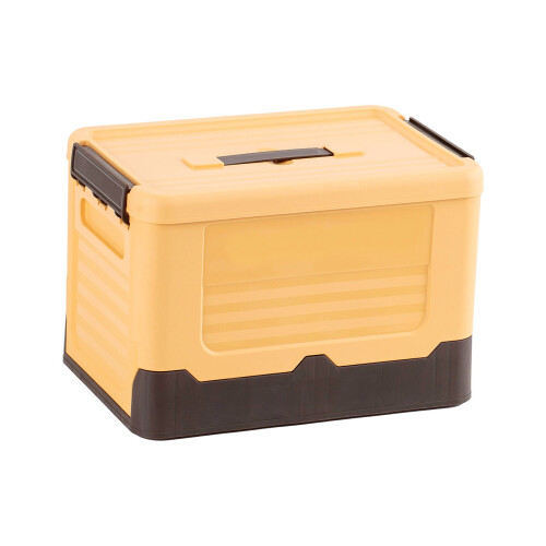 Foldable Side-Opening Storage Box Yellow 1