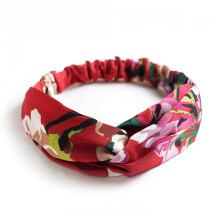 Women's Bohemian Print Headband Vintage Turban Style