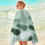 Kladzum microvezel strandhanddoek 30x60 inch extra groot 6