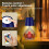 Lampe bouteille avec télécommande bleue (1 pièce) 3