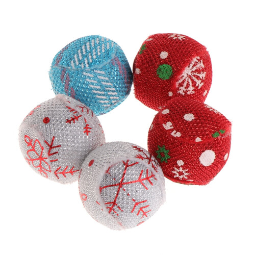Catnip Ball for Cats Interactive Chew Toy 5 Pcs