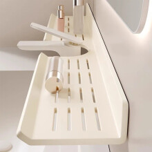 Bathroom Vanity Shelf with Mirror and Storage