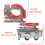 NICEXMAS Battery Terminal Connectors Plastic Assorted 2