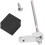 Pickguard mounting bracket for mandolin and jazz guitar, 6