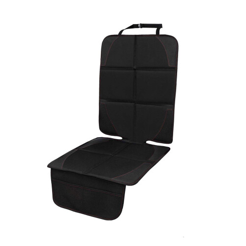 Car Seat Protector Black Universal Waterproof with Mesh