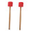 FRCOLOR drum mallets wood handle red 2 pcs 4