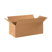 22108 Long Corrugated Cardboard Box 22" L x 10" W x 8" H,, for Shipping, Packing and Moving (Pack of 20)