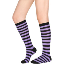 Women's Athletic Knee-High Socks Striped Casual