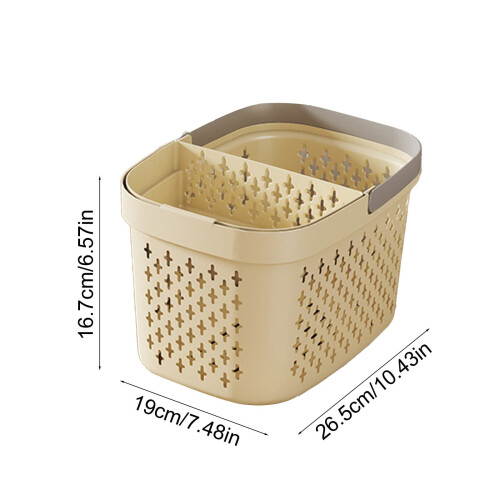 Panier de douche avec séparation sec/humide, 1 pièce, kaki 2