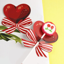 Lollipop Paper Holder Red 100 pcs
