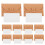 Kraft Paper Mini Envelopes with Cards 20-Pack 1