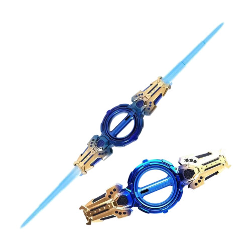 Fire Spinning Sword Toy with Retractable Rotating Blades