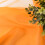 Orange fall half-window sheer curtains 54 x 18 inch 3