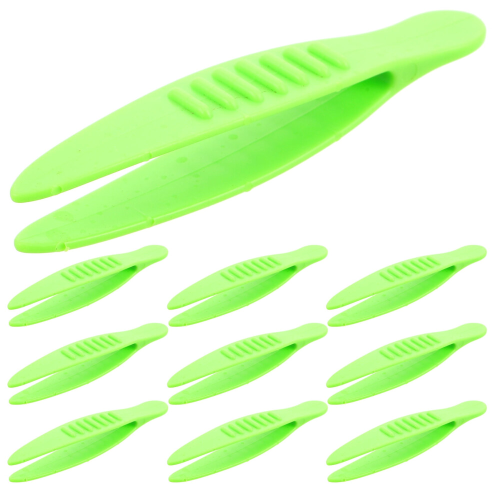 Children's Tweezers Set Ergonomic Plastic 10 Pieces