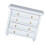 Wooden Nightstand White 1 Piece 4
