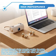 X22 Clip- Wireless Headphones with Ear Clips,Noise-Canceling in-Ear Earbuds, Stylish Gift for Girls