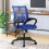 Ergonomic Office Chair Blue Adjustable Height with Armrests 2