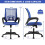 Ergonomic Office Chair Blue Adjustable Height with Armrests 6