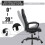 PC Gaming Chair with Massage and Lumbar Support, 6