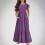 Mikilon Mädchen Freizeitkleid mit Karomuster, Maxikleid, Kurzarm, Größe 6-12 2