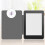 Acrylic and PU Leather Shockproof Case for Kindle 2